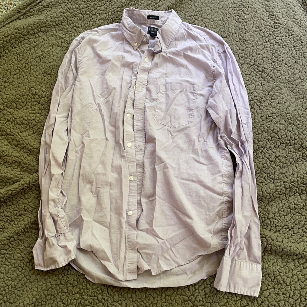 J.Crew men’s purple dress shirt